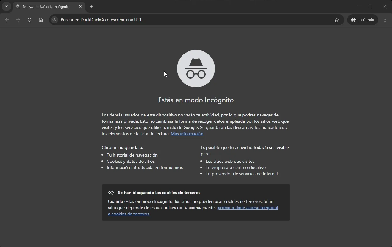 Abriendo las herramientas de desarrollador