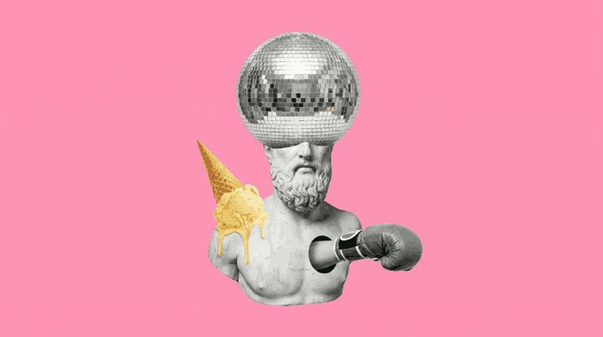 Imagen abstracta de arte contemporáneo.