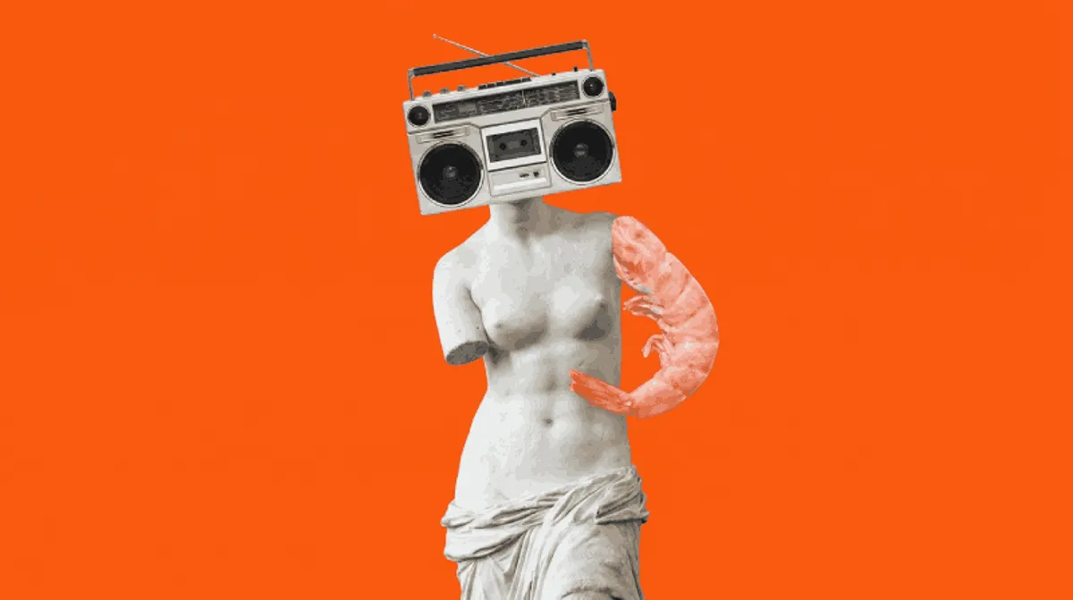 Imagen abstracta de arte contemporáneo.